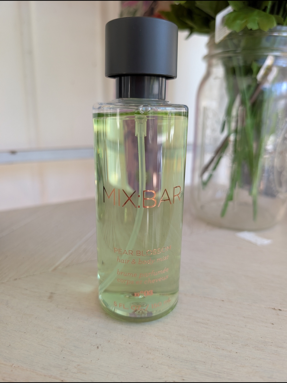 MIX:BAR Pear Blossom Hair & Body Mist - Light Green